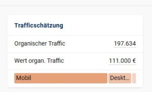 organischer Traffic