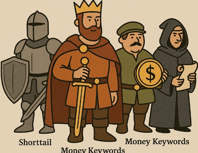 Keywordkönig und sein Hofstaat
