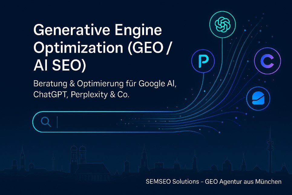 Generative Engine Optimization - GEO Agentur München