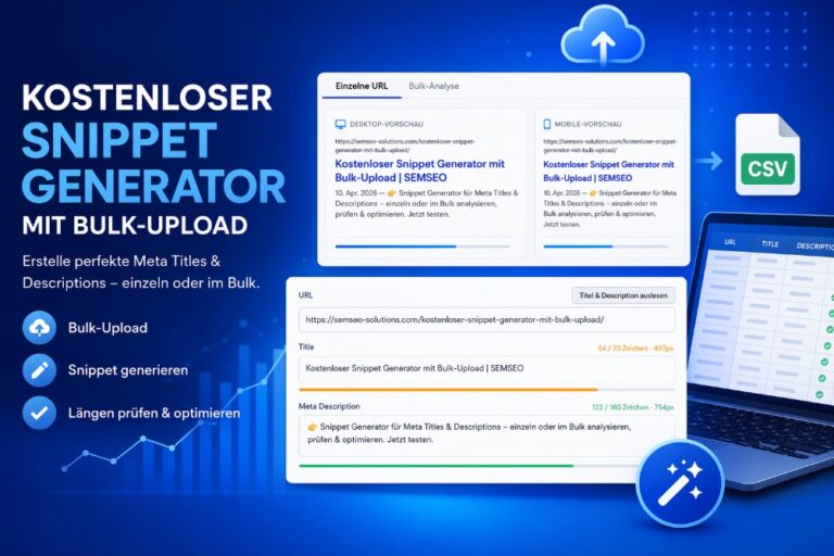 Snippet Generator mit Bulk Version