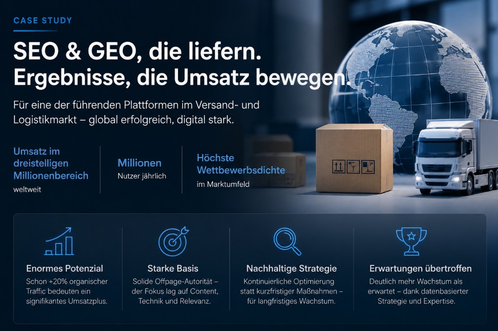 SEO & GEO Case Study Vergleichsportal